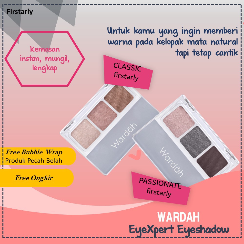 WARDAH Eyeshadow/ Eye Shadow EyeXpert Eyeshadow Classic / Passionate Wardah