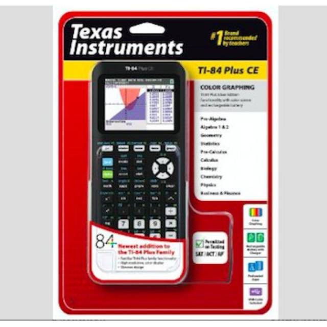 

Kalkulator Grafik TEXAS INSTRUMENTS TI-84 PLUS CE Original - Scientific