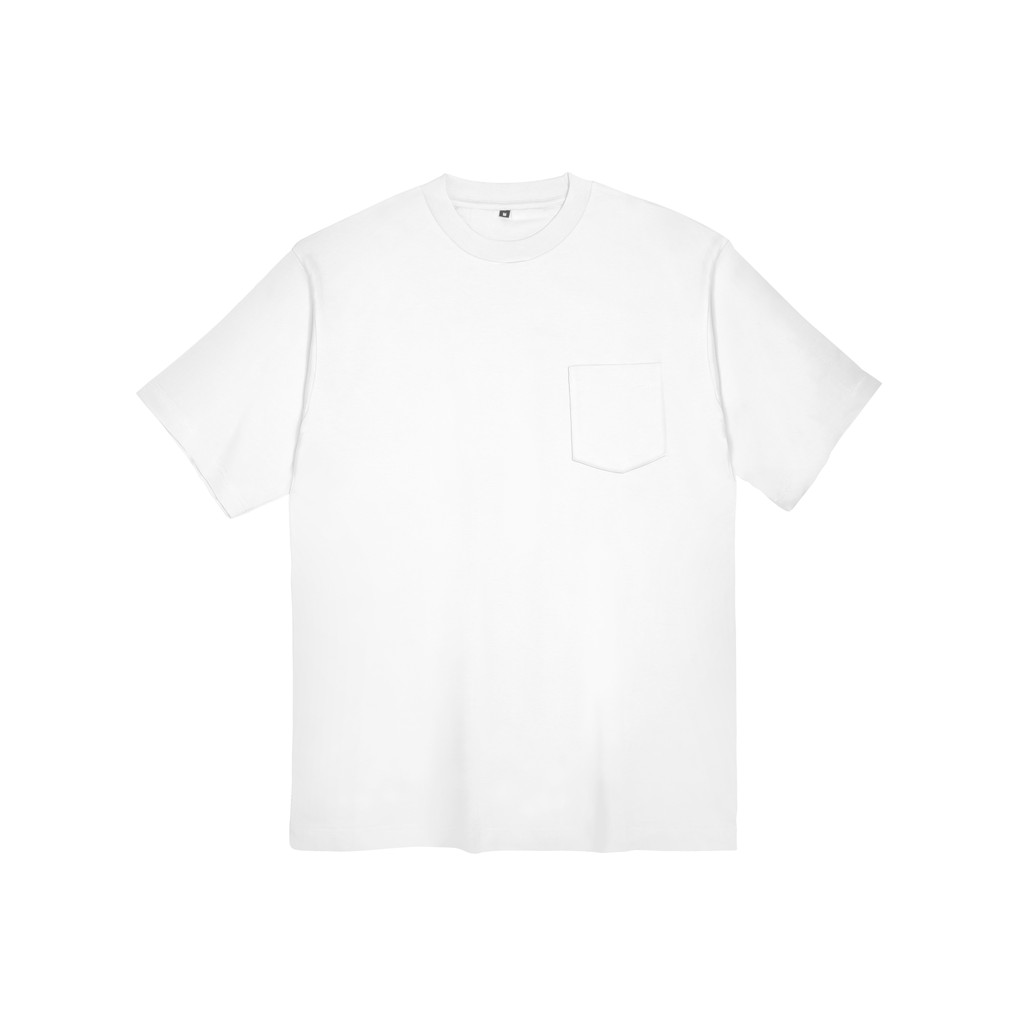 Oversized Pocket Tee White