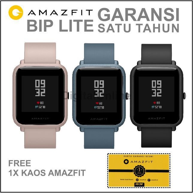 perbedaan xiaomi amazfit bip dan bip lite