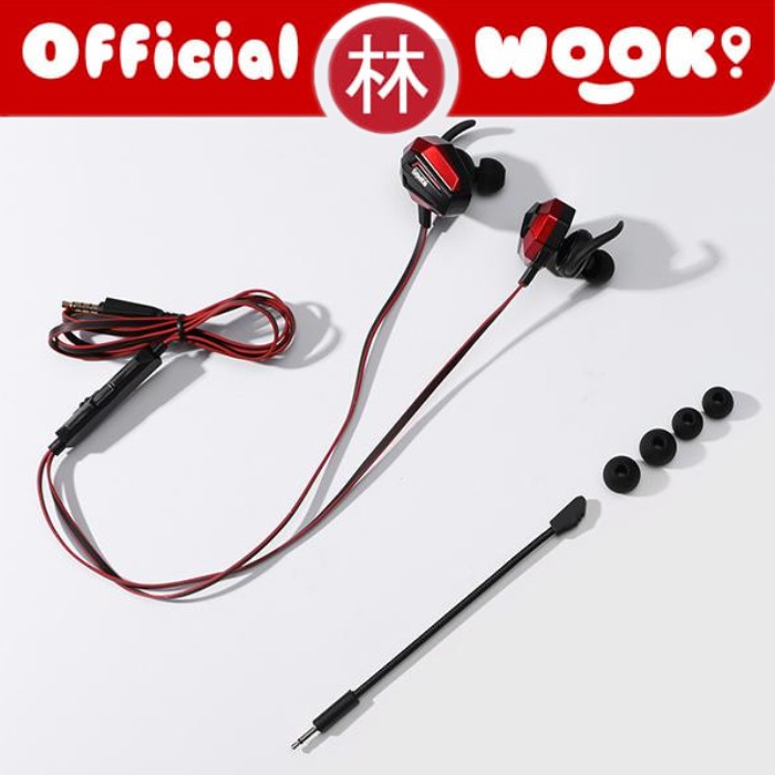 Vivan Gamen GE100 Headset Gaming Dual Microphone Virtual Stereo In-Ear