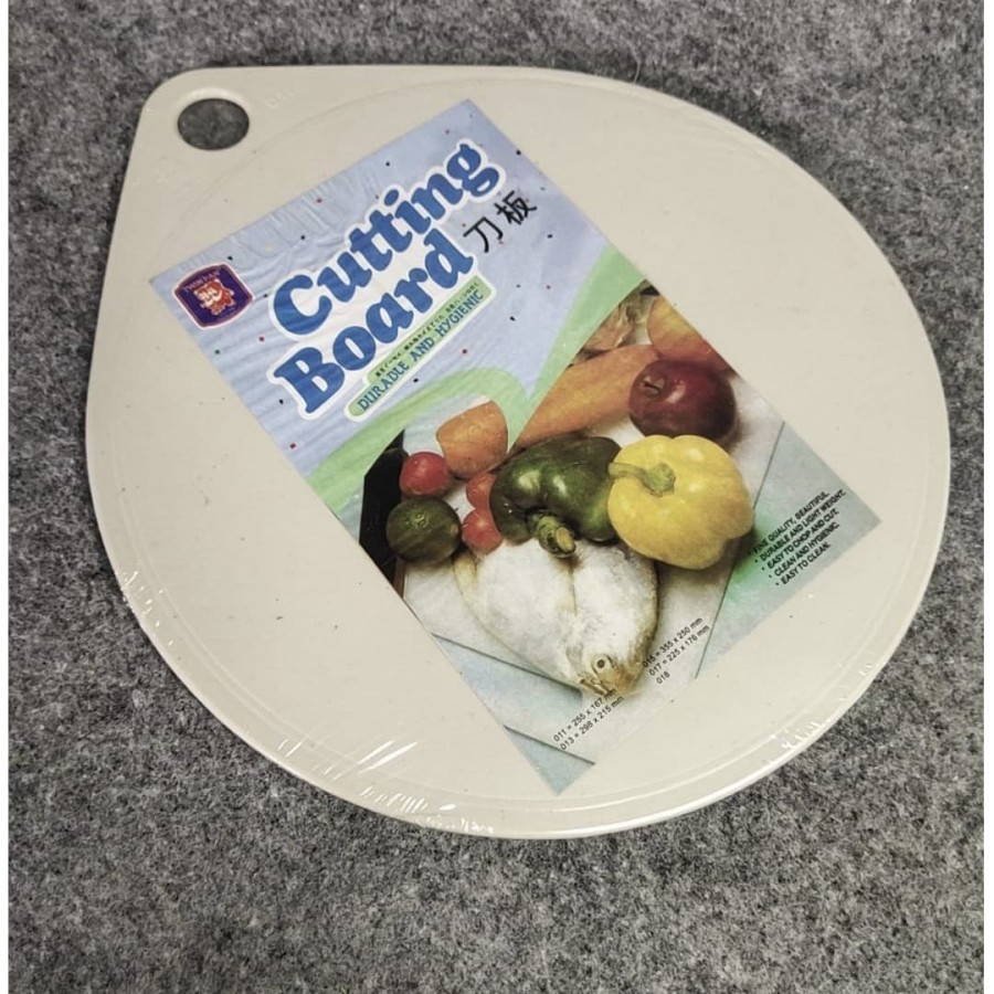 Talenan /Tatakan Dapur Bulat/Oval Diameter 280mm/Cutting Board Murah