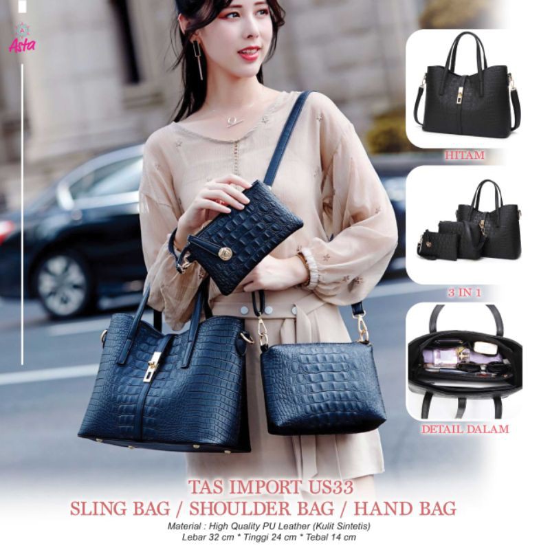TAS SELEMPANG IMPORT BY ASTA BAG