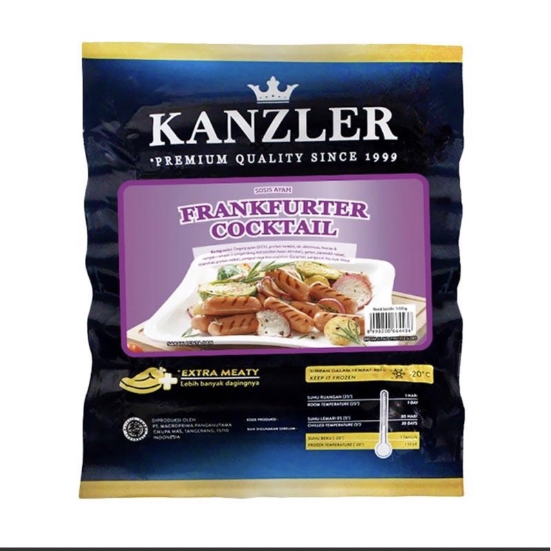 

Kanzler frankfurter cocktail 500g