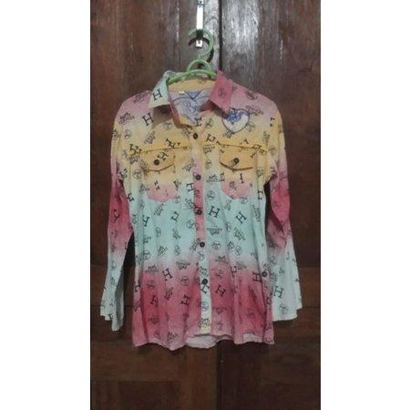 Preloved Kemeja 3 Tone