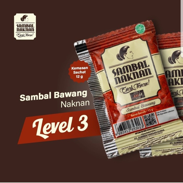 

- BARU Sambal Bawang Naknan Sachet 1 pack (50 pcs)