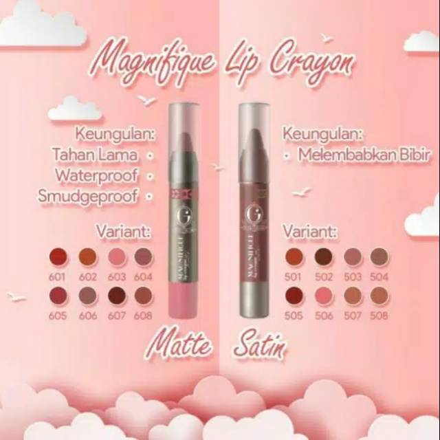 Lip cream madam gie crayon