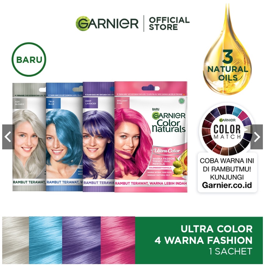 Garnier Color Naturals - Pastel Color - Pewarna Rambut (WARNA  TERBARU)