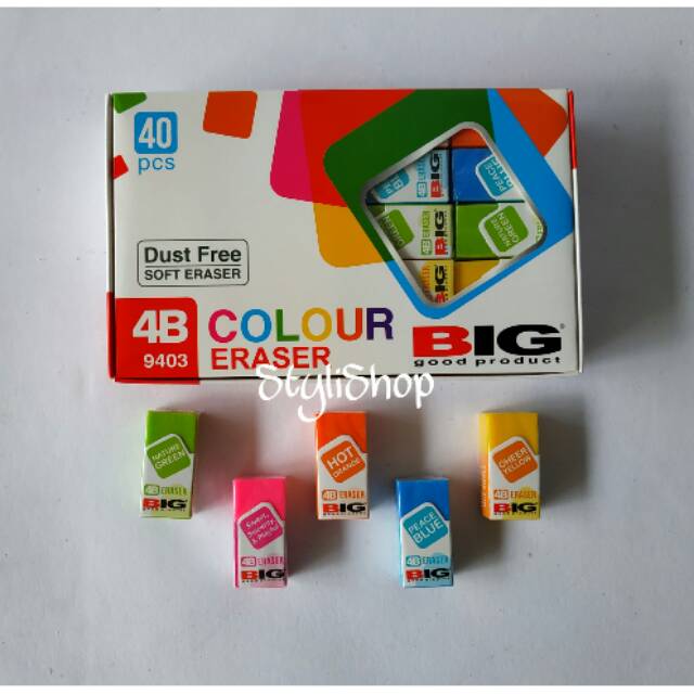 

Penghapus Warna BIG 9403 Colour Eraser 4B