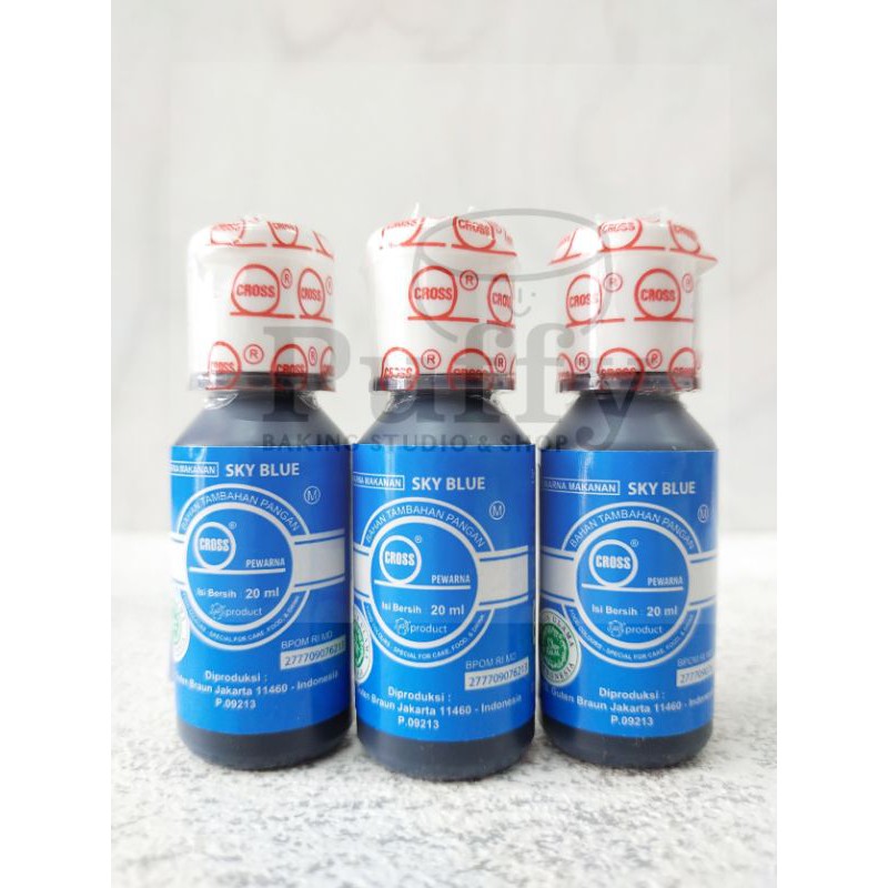 

Pewarna makanan Cross warna Sky Blue 20ml