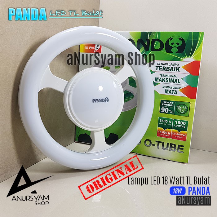 Lampu LED 18 Watt TL Bulat / Lampu LED O Tube 18 Watt