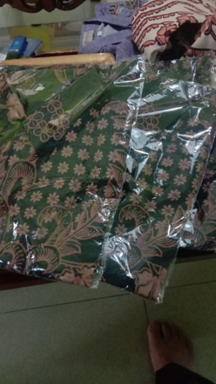 Proboseto Hijau Kemeja Batik Pria Full Furing Bahan Katun Primisima