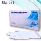 SARUNG TANGAN LATEX L 100 PCS HANDSCOON