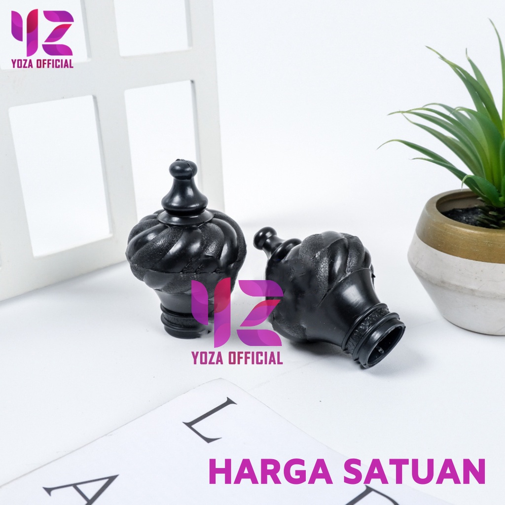 TIANG GORDEN BESI HORDENG ULIR 1,5 METER