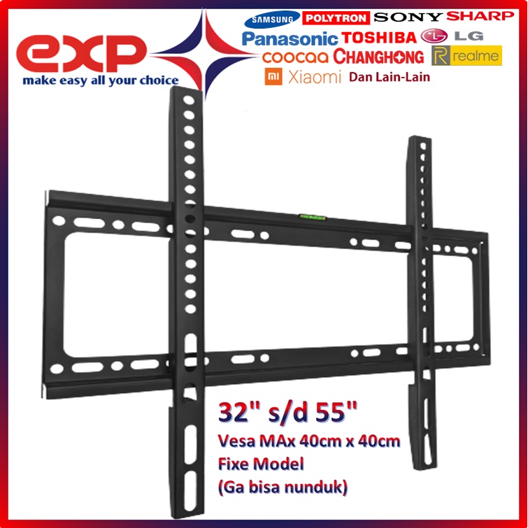 Bracket TV Universal 32 s/d 60 inch semua ukuran BIG SIZE EDITION! (IMPORT QUALITY) GARANSI 100% ORI