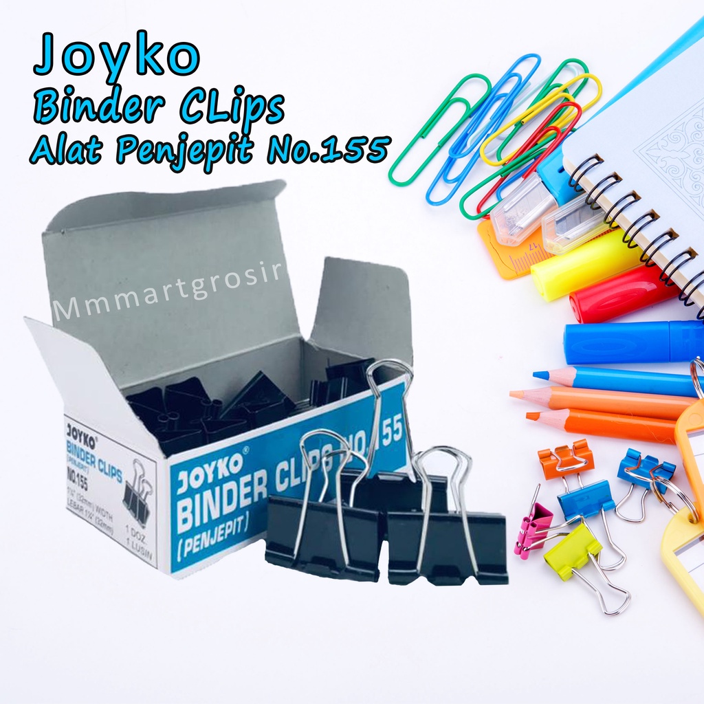 Joyko / Binder CLips No.155 / Penjepit / Isi 12pcs