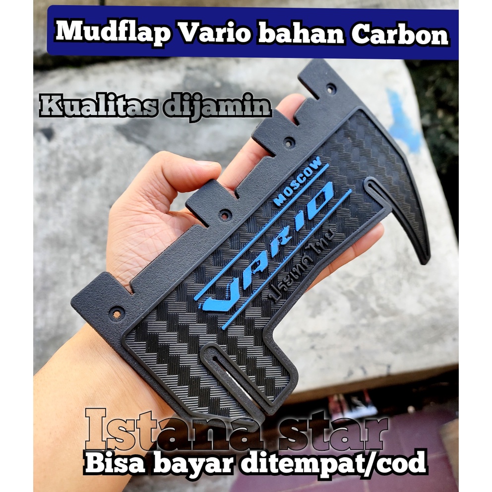 Mudflap Mud Flap Pelindung Dinamo Vario 125 - 150 ESP All New Vario BLUE