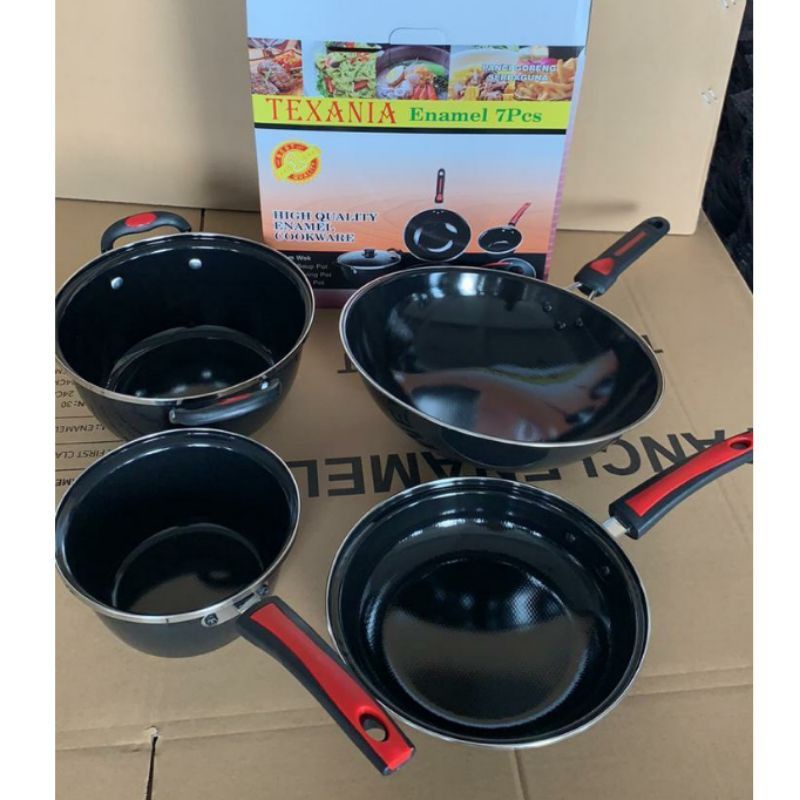 Panci Anti lengket TEXANIA set 7Pcs
