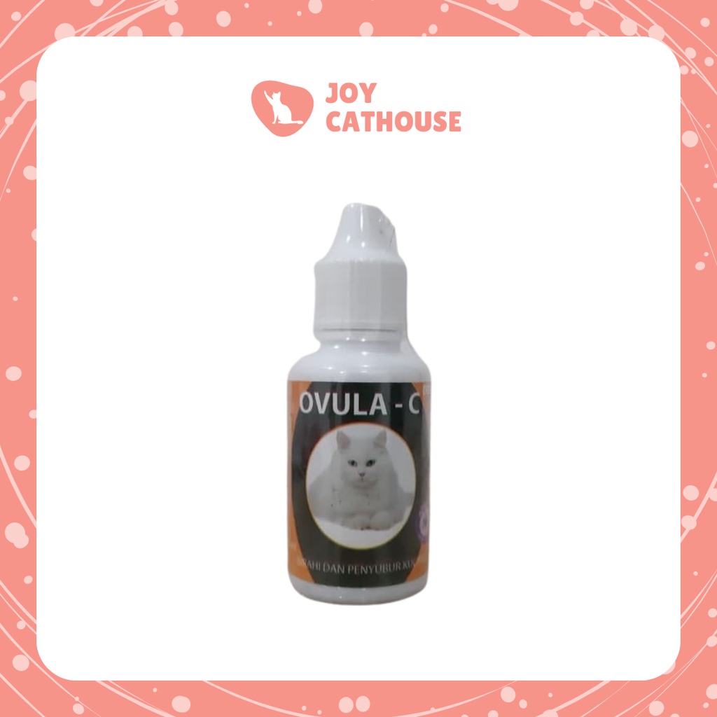 Obat Birahi Kucing betina &amp; Birahi Kucing Jantan Stamina Kucing , Ovula C Drop 30ml