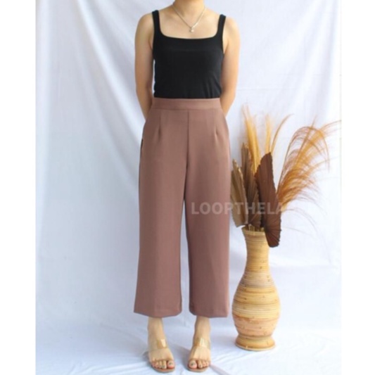 MOSSA CULLOTE PANTS - Celana Kulot Wanita / Celana Kantor / Celana Formal / Celana Panjang Wanita-1