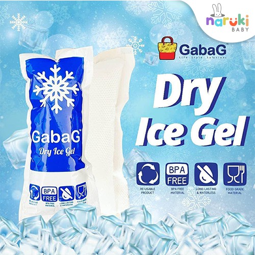 Gabag Dry Ice Gel Thermafreeze Ice Gel per Lembar isi 12