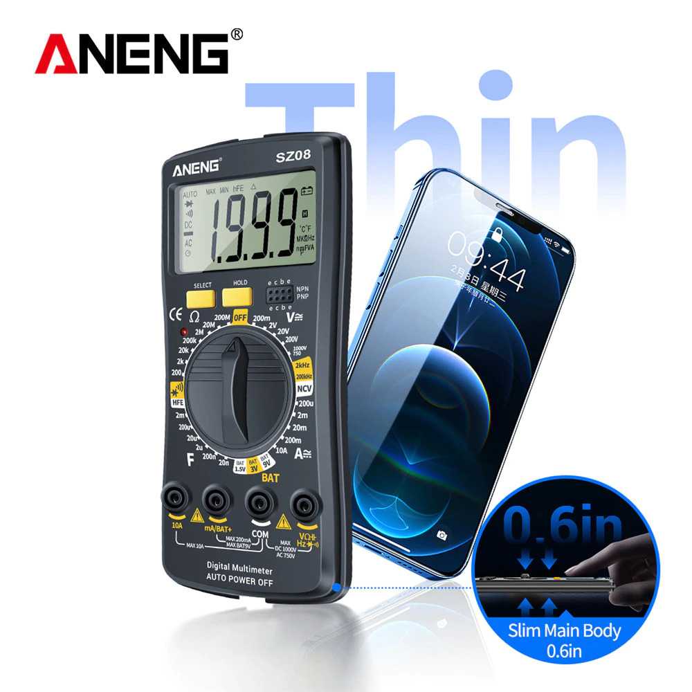 cod multitester digital ANENG - SZ08 avometer digital multimeter digital multitester digital aneng