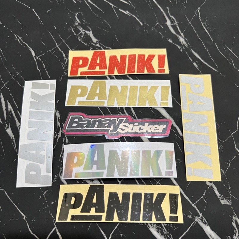 STIKER PANIK CUTTING