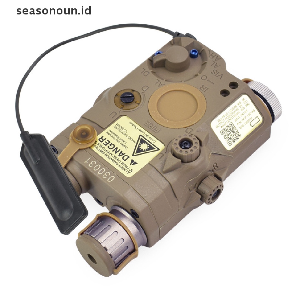 (seasonoun) Fma AN / PEQ-15 Kotak Baterai Dengan Lampu LED Putih + laser Merah
