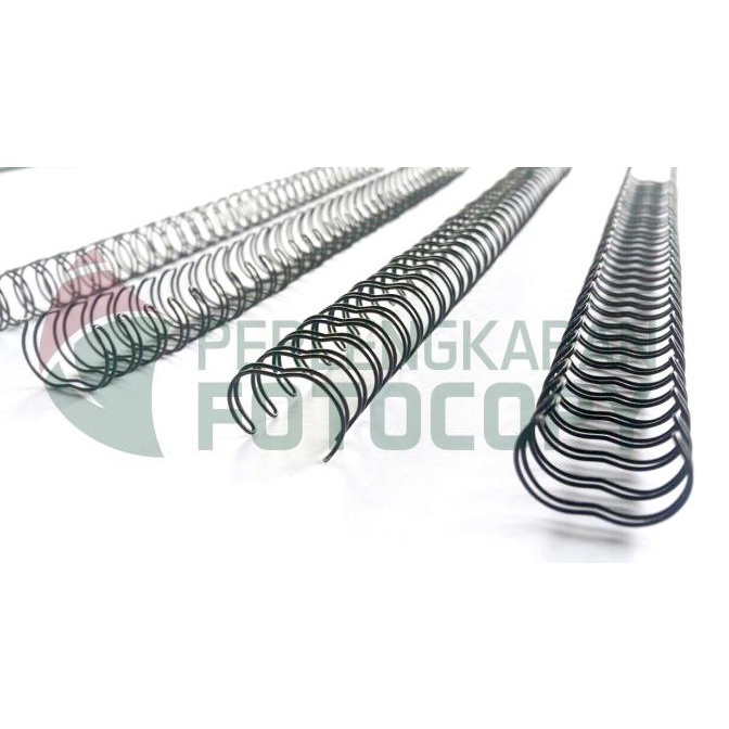 

[[COD]] Spiral Kawat/ Ring kawat, Wire 3:1 A4 - 3/8 Hitam & Putih TERMURAH SALE Kode 319