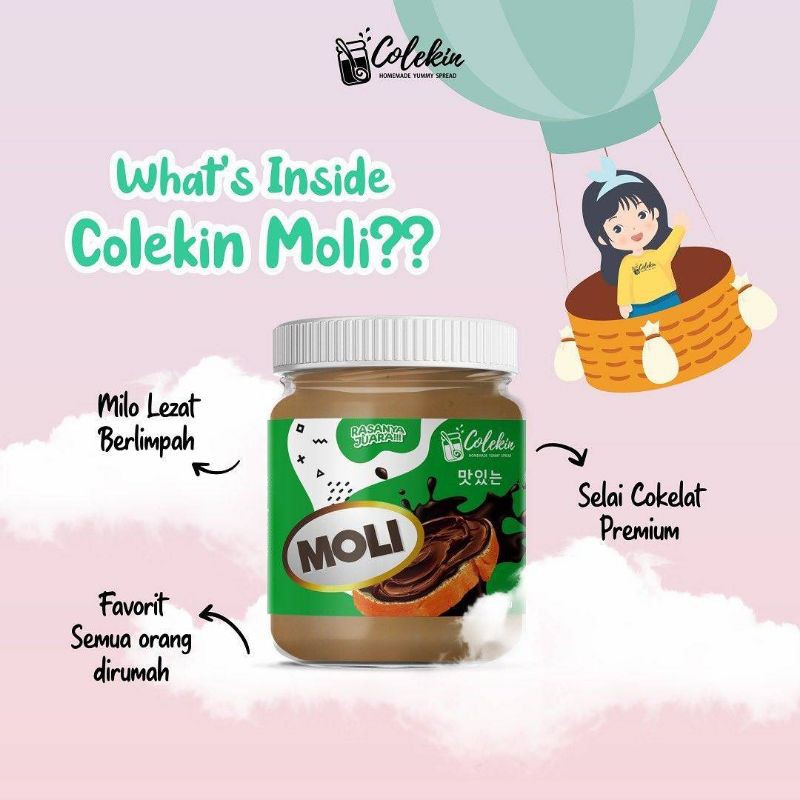 

coklat dengan topping bubuk milo