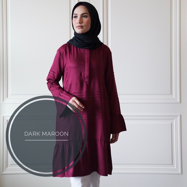 Heaven Lights Cala Tunik Dark Maroon