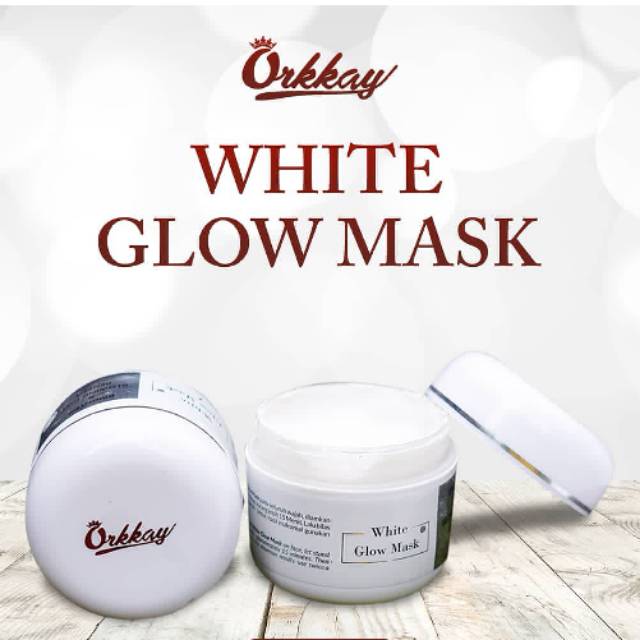TERLARIS WHITE GLOW MASK ORKKAY SKINCARE MASKER