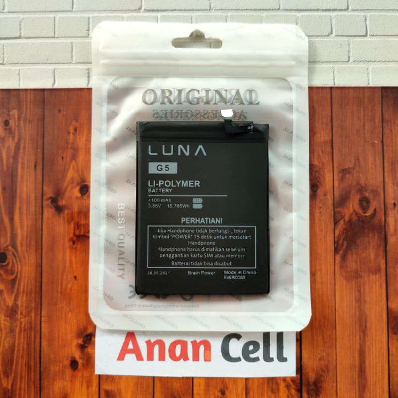 BATRE BATERAI LUNA G5 X PRO / BATRE LUNA G5 X PRO / BATTERY BATRE / LUNA X PRO G5