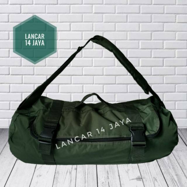 tas selempang TNI jumbo 60L/tas pendidikan TNI/tas kapsul pulsak/penyesak/pulyesak / dufflebag jumbo