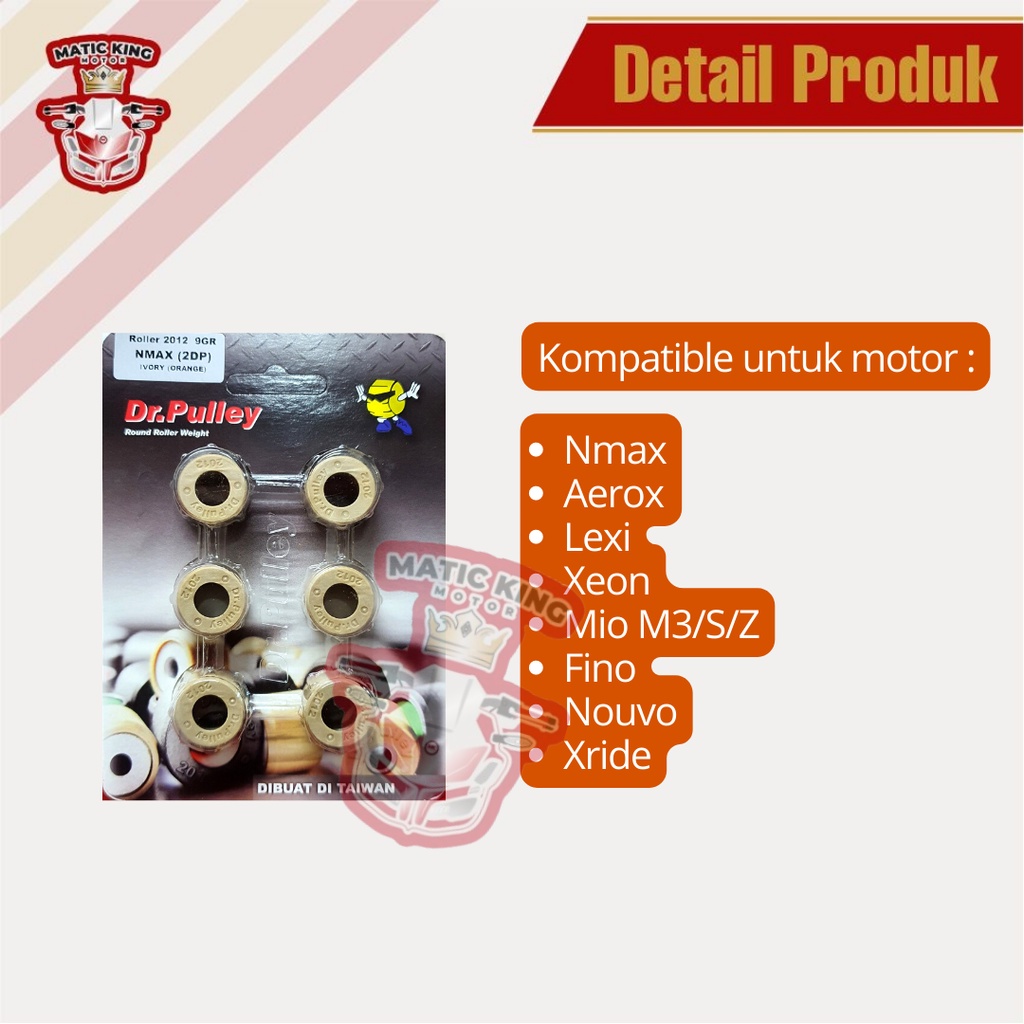 Roller Mio M3 / 125 Z Xeon 125 Lexi 125 GT125 All 125cc dr Pulley 8gr sd 12gr tipe 2012