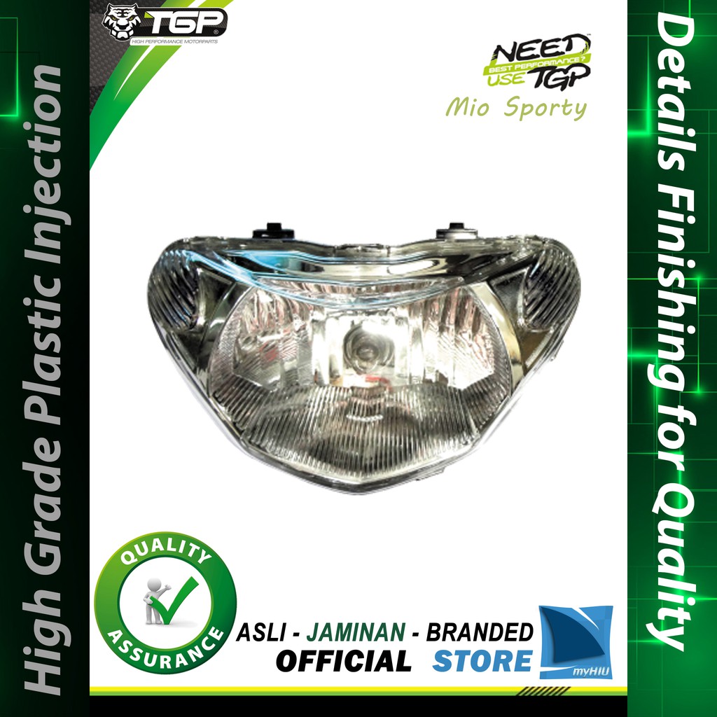 Reflektor / Lampu Depan Yamaha Mio Sporty, Smile KOMPLIT - Front Lamp Assy TGP