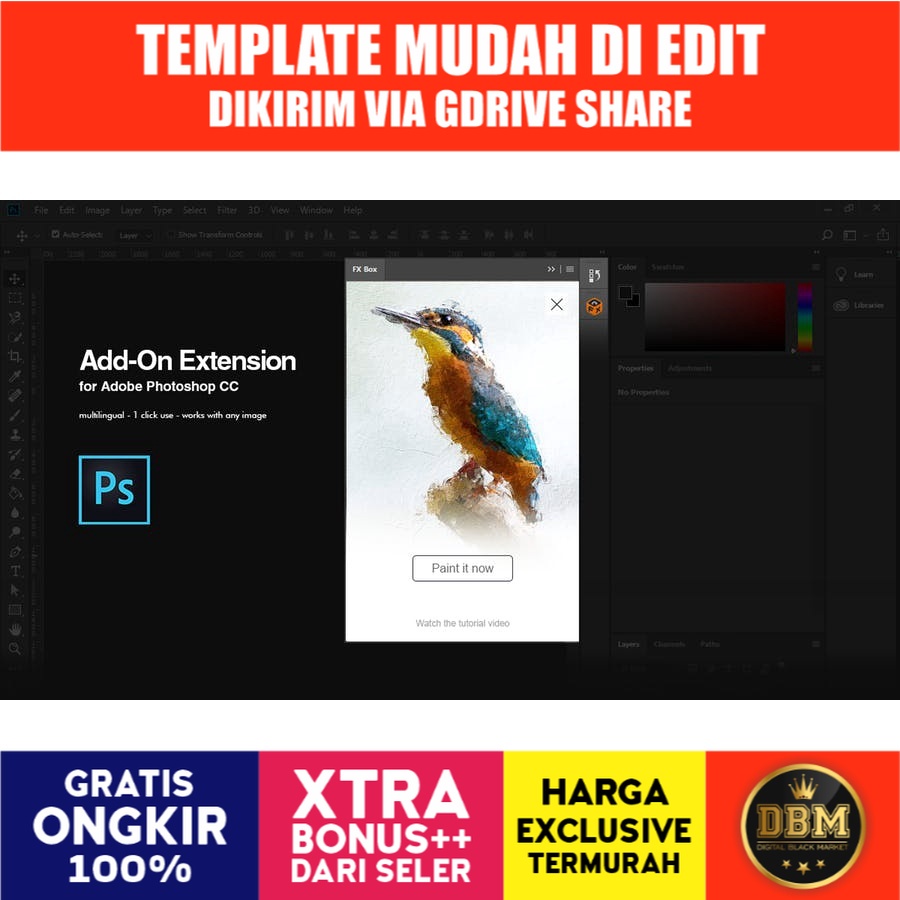 Real Paint FX Photoshop Add-On Extension