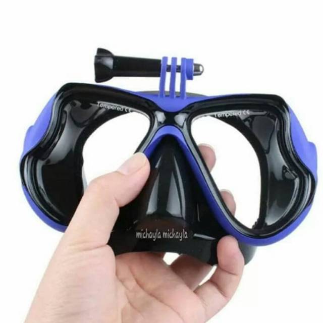 Diving mask minus with action camera mount 
NO MINUS