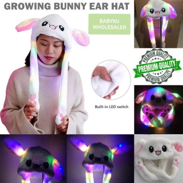 Topi telinga kelinci / dancing rabbit hat / bunny hat