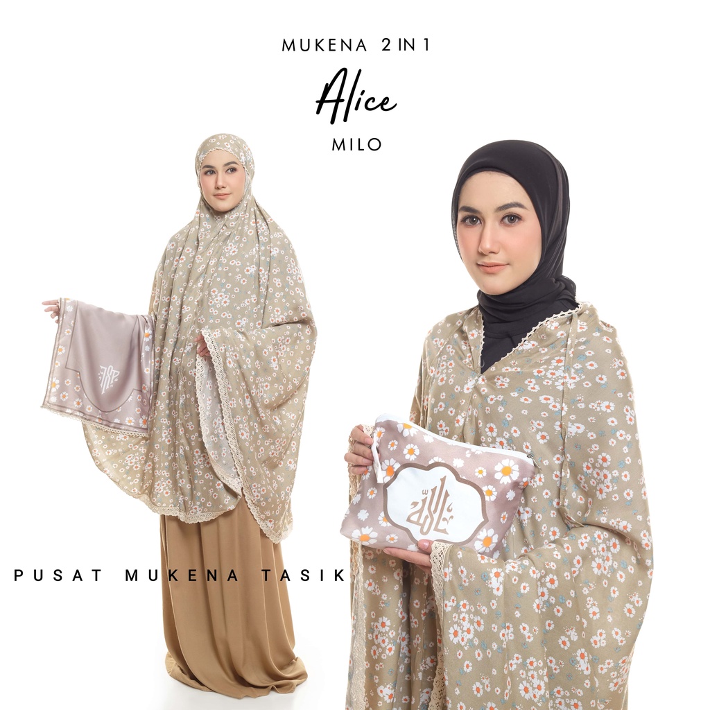 PUSAT GROSIR BELI COD MUKENA + SAJADAH DEWASA KATUN RAYON ALICE | BALI DAISY REGINA SHANNON TERMURAH