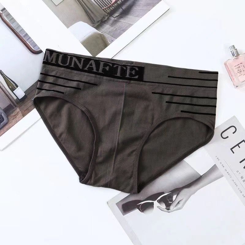 [ LINGERIE MASTER ] - (C-28) Celana Dalam Pria Munafie Man Underwear Men Pria Import Pakaian Dalam CD-C-28 Dark Gray