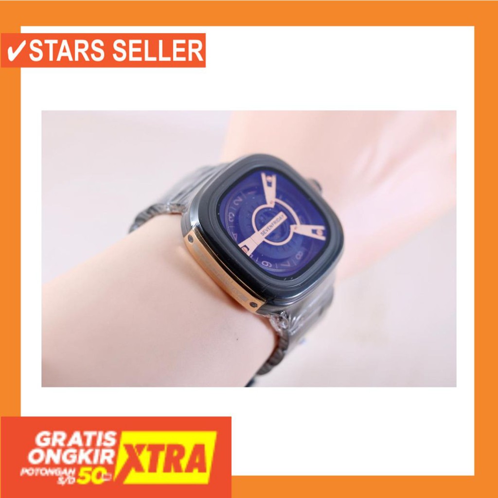 JAM COWOK MASA KINI MURAH TERBARU GSHOK HITAM / Jam Tangan Pria Seven Friday M2 Rantai