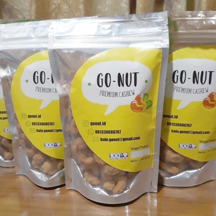 

COD Go-nut kacang mente goreng premium Original - premium cashew nut ORI