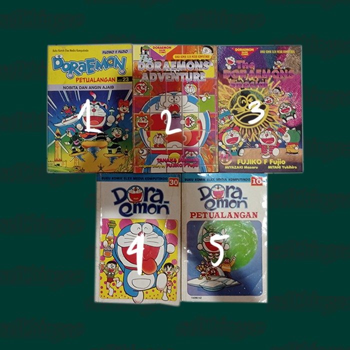 Preloved Second Buku Cerita Komik Doraemon