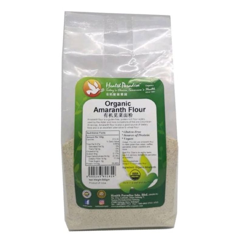 

Health Paradise Organic Amaranth Flour 500gr
