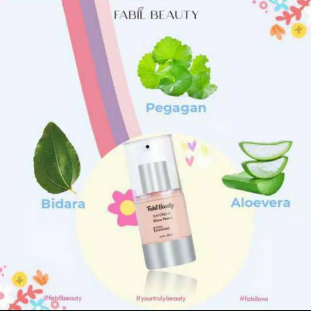 Fabil Beauty Day Cream Skin Care Krim Siang pemutih kulit wajah 100% halal sunscreen BPOM