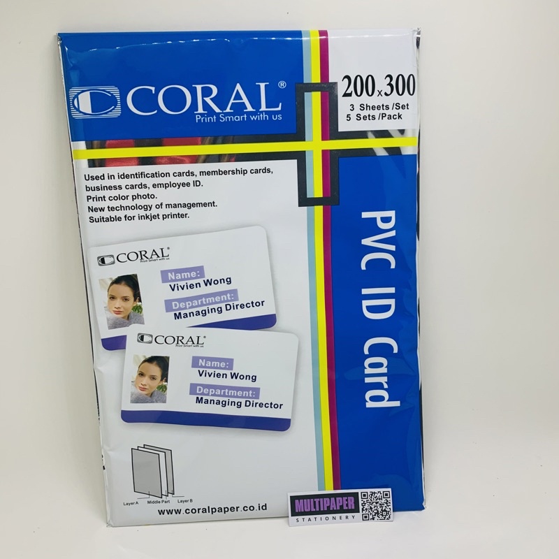 

Coral PVC Card A4 5 Sats