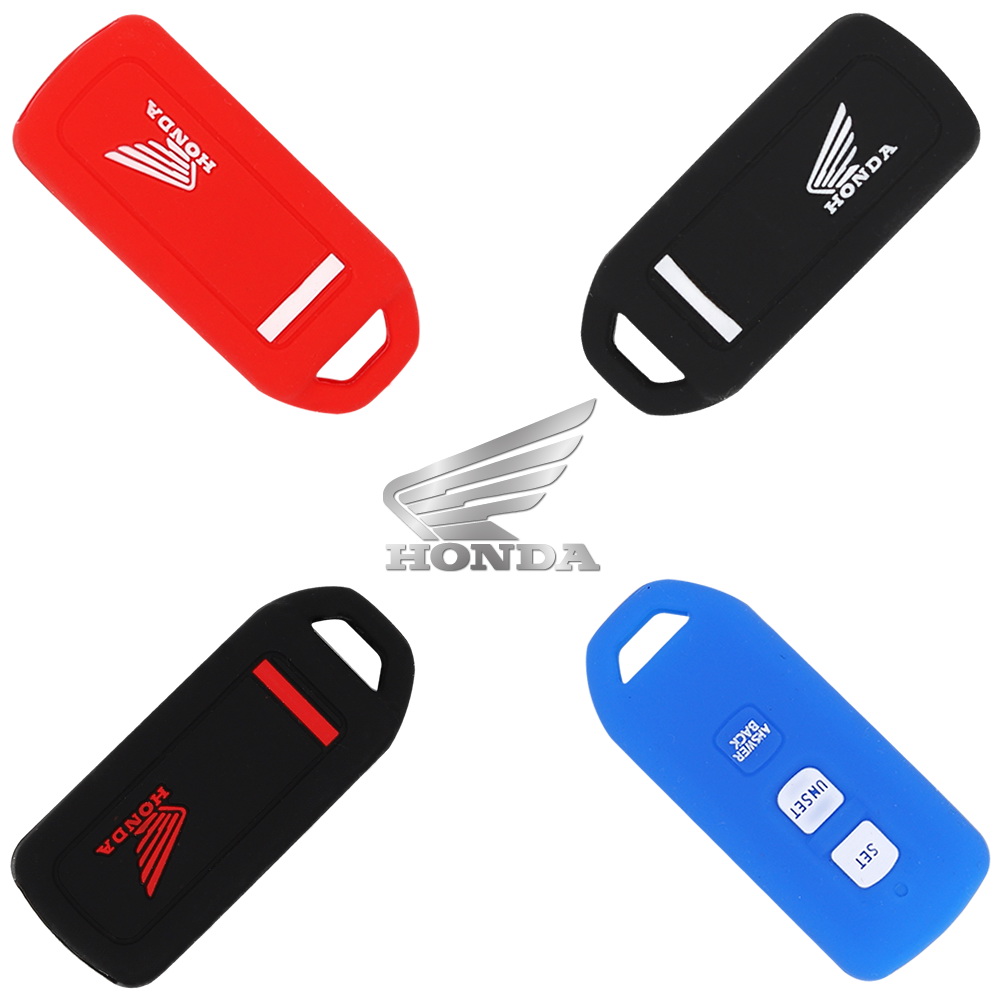 Silicone Remote 3 Tombol Kunci Kasus Untuk Honda Scoopy Vario PCX Monyet 125 Motor Scooter Smart Motor Key Cover