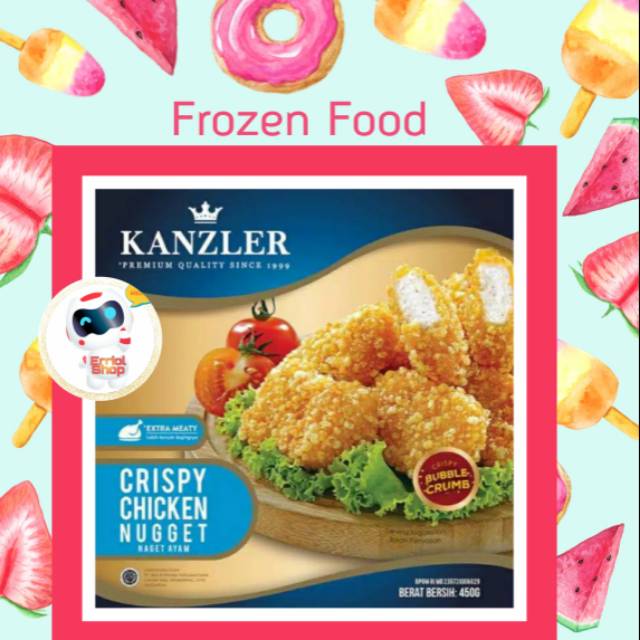 

KANZLER CRISPY CHICKEN NUGGET 450gr