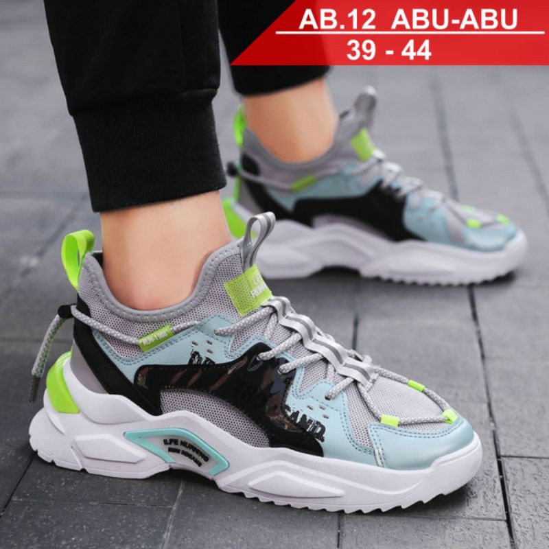 Sepatu Pria Import,Sepatu Keren, Sneakers Import, Sneakers Cowok,AB12,Sepatu Pria Tali